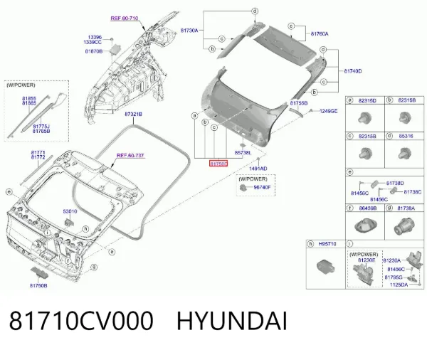  81710CV000 Hyundai/Kia