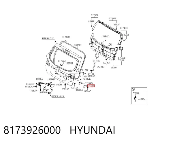  8173926000 Hyundai/Kia