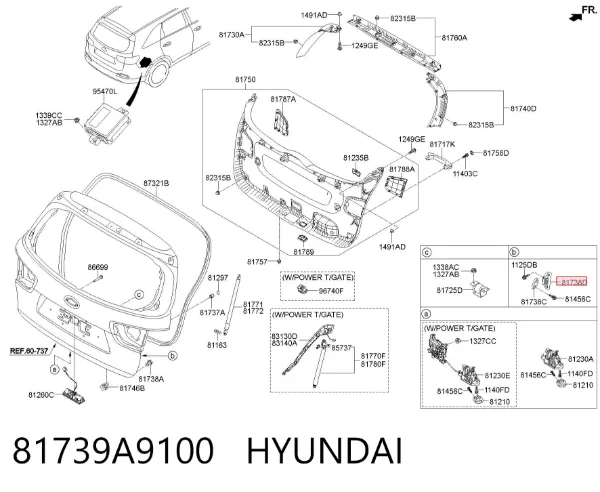  81739A9100 Hyundai/Kia