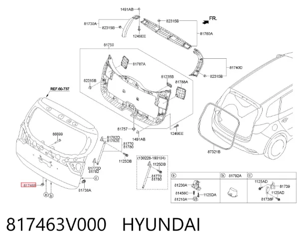  817463V000 Hyundai/Kia