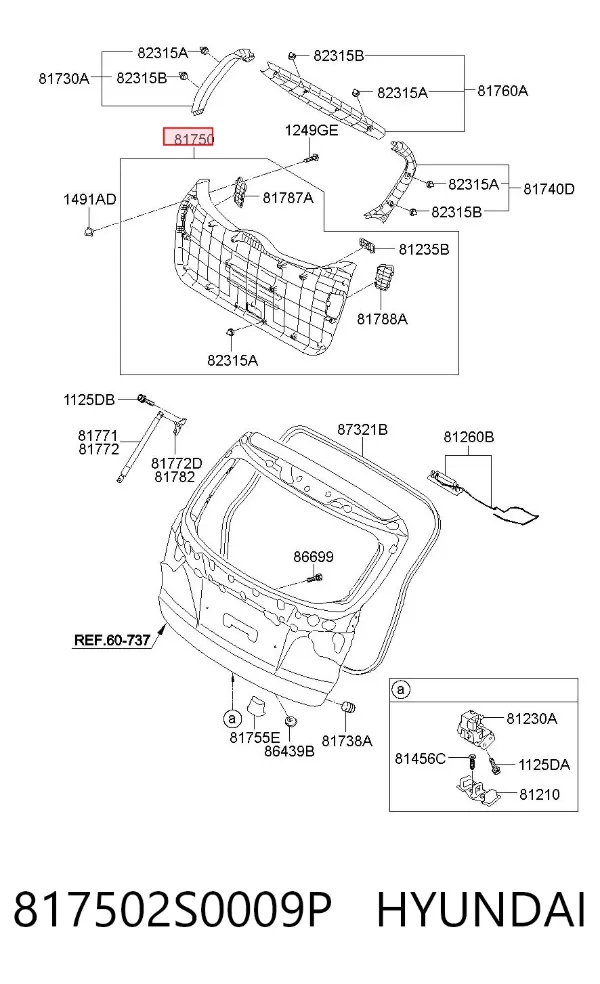  817502S0009P Hyundai/Kia