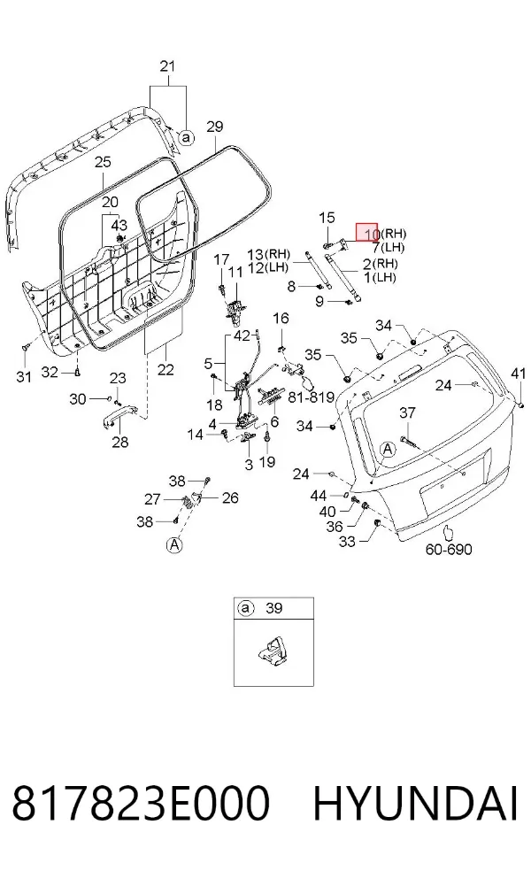  817823E000 Hyundai/Kia