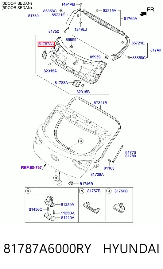  81787A6000RY Hyundai/Kia