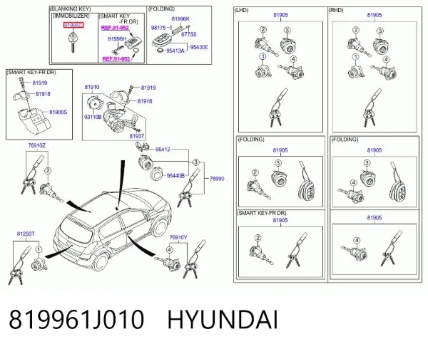  819961J010 Hyundai/Kia