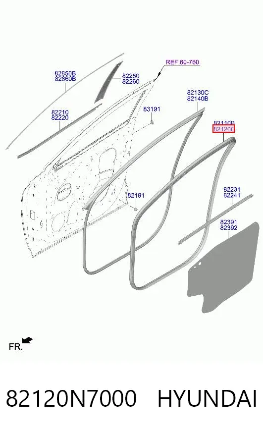  82120N7000 Hyundai/Kia