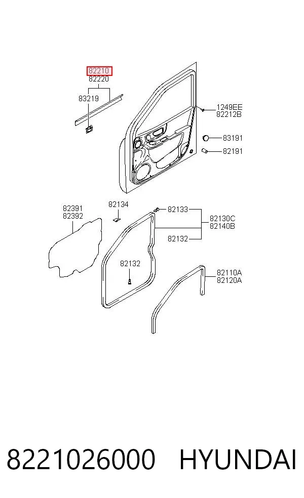  8221026000 Hyundai/Kia