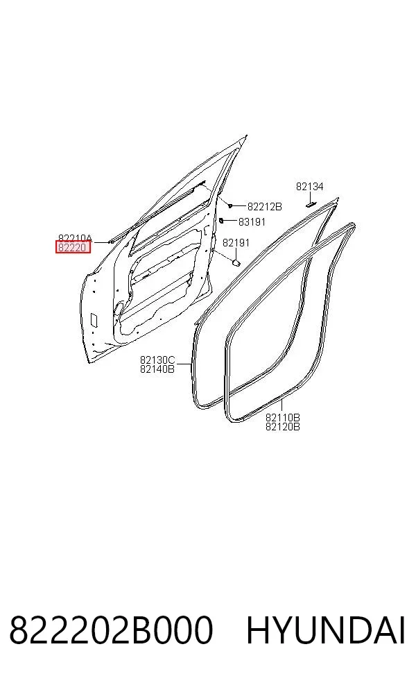 822202B000 Hyundai/Kia