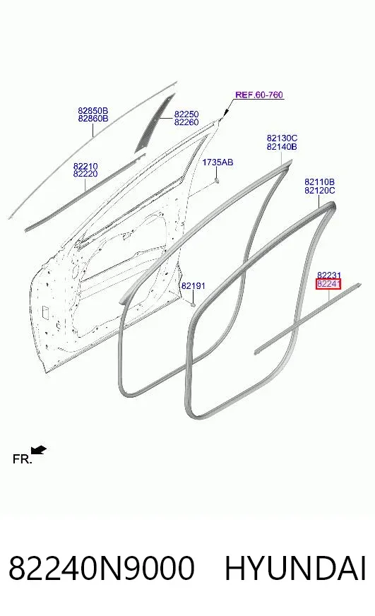  82240N9000 Hyundai/Kia