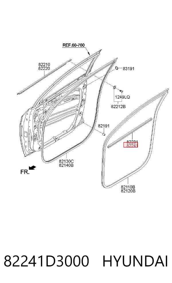  82241D3000 Hyundai/Kia