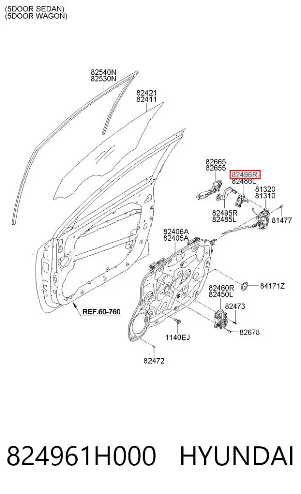  824961H000 Hyundai/Kia