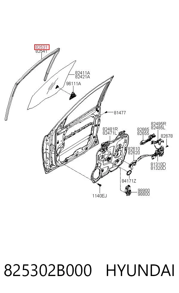  825302B000 Hyundai/Kia
