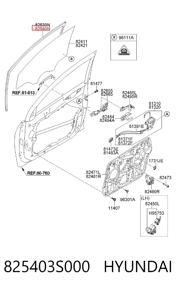  825403S000 Hyundai/Kia