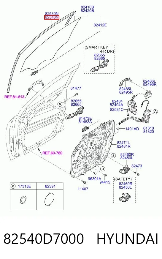  82540D7000 Hyundai/Kia