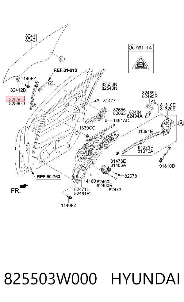  825503W000 Hyundai/Kia