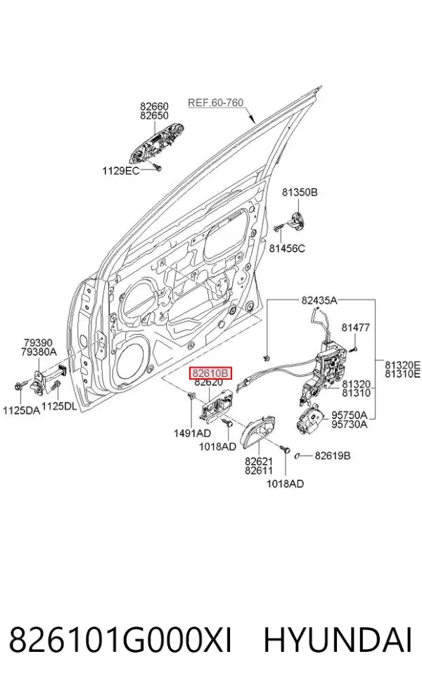  826101G000XI Hyundai/Kia