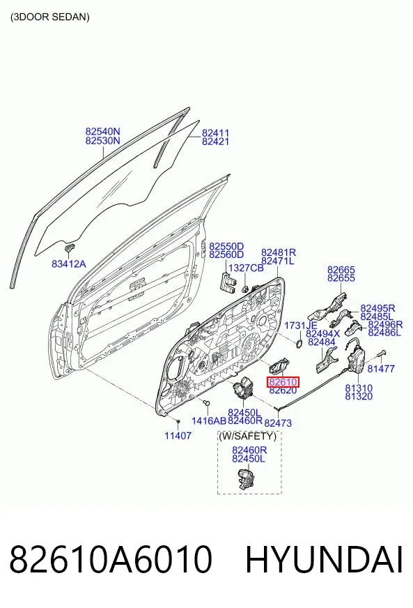  82610A6010 Hyundai/Kia