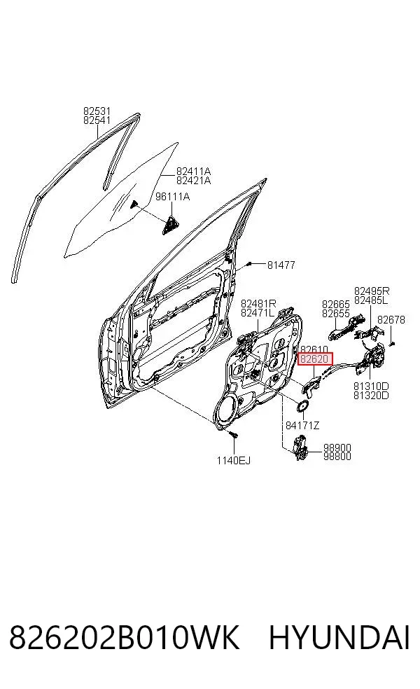  826202B010WK Hyundai/Kia
