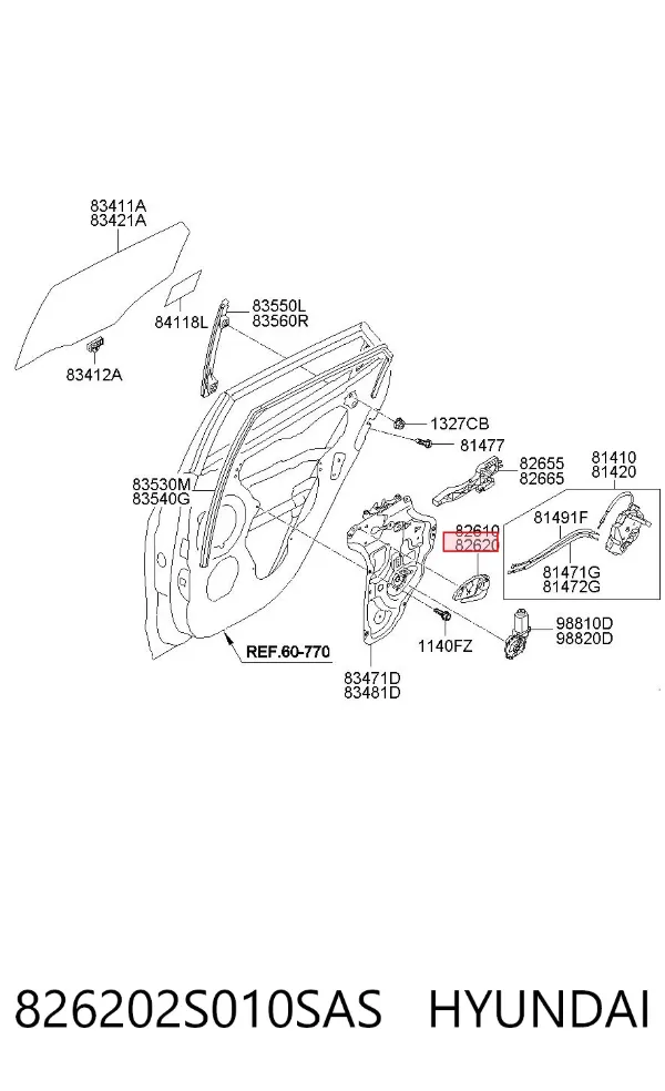  826202S010SAS Hyundai/Kia
