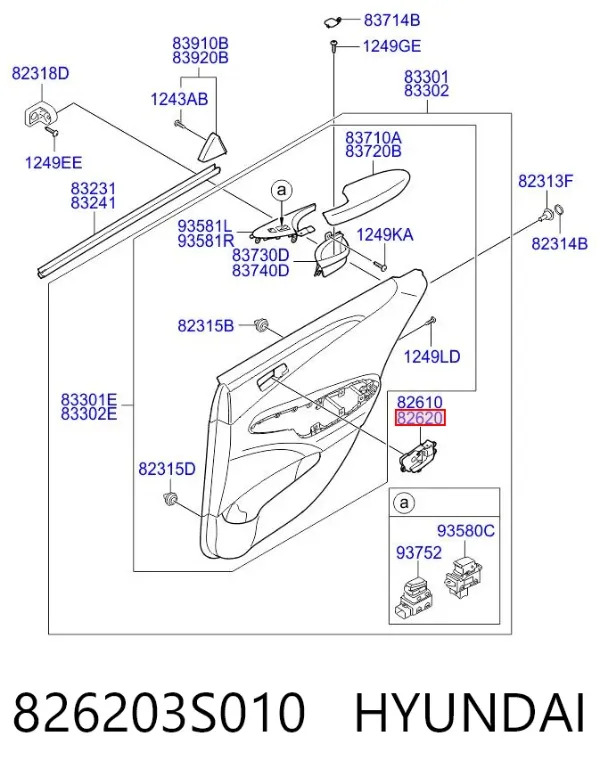  826203S010 Hyundai/Kia