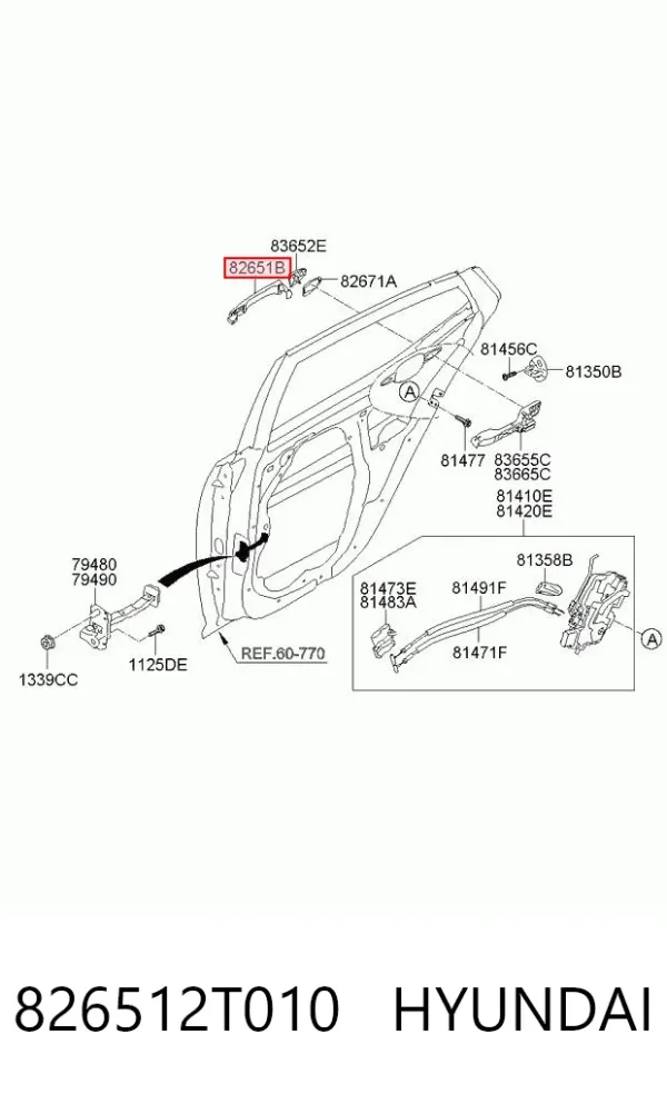  826512T010 Hyundai/Kia