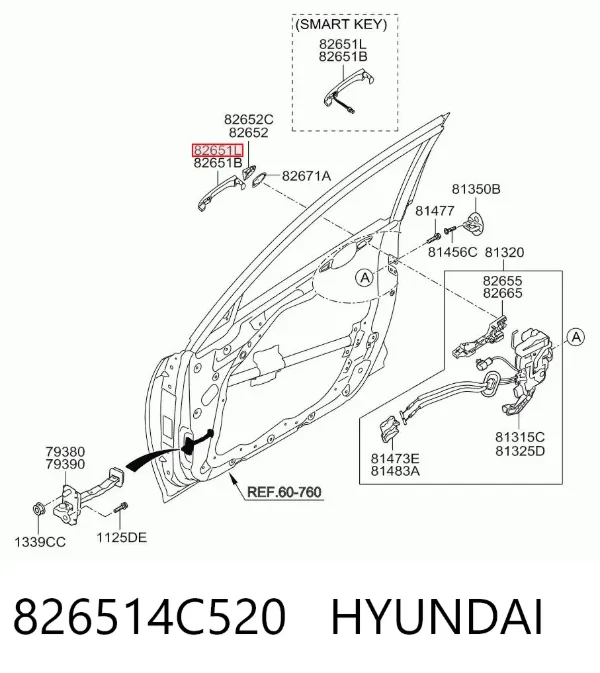  826514C520 Hyundai/Kia