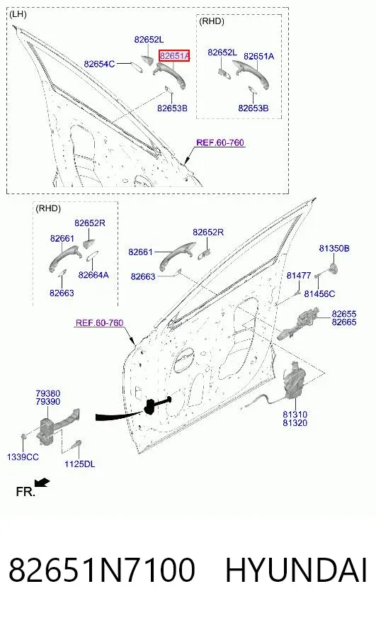  82651N7100 Hyundai/Kia