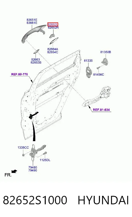  82652S1000 Hyundai/Kia