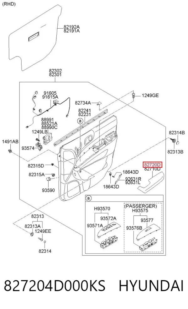  827204D000KS Hyundai/Kia