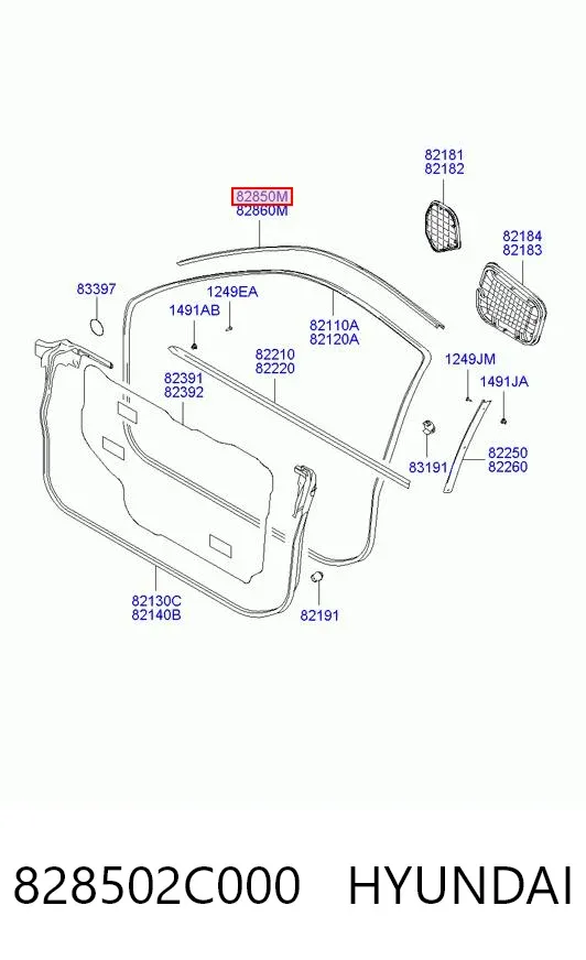  828502C000 Hyundai/Kia