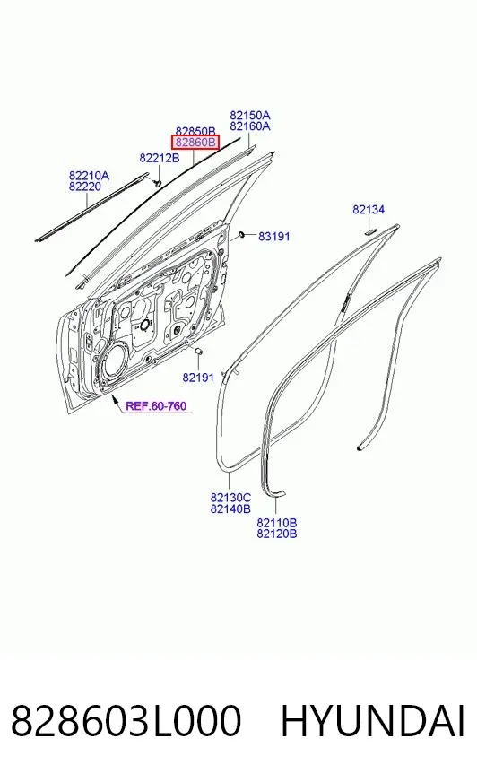  828603L000 Hyundai/Kia
