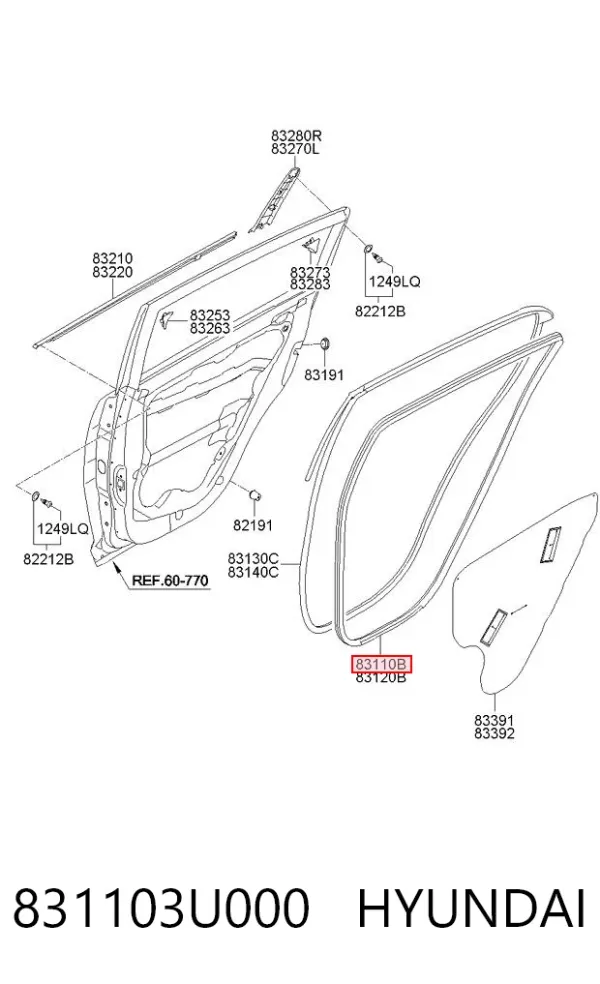  831103U000 Hyundai/Kia
