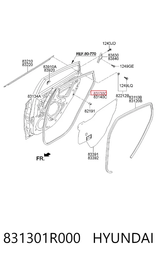  831301R000 Hyundai/Kia