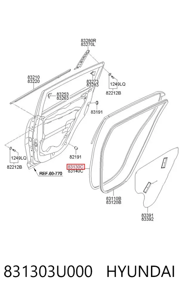  831303U000 Hyundai/Kia