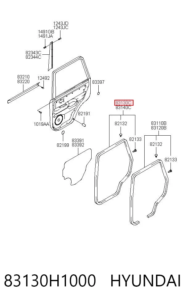  83130H1000 Hyundai/Kia
