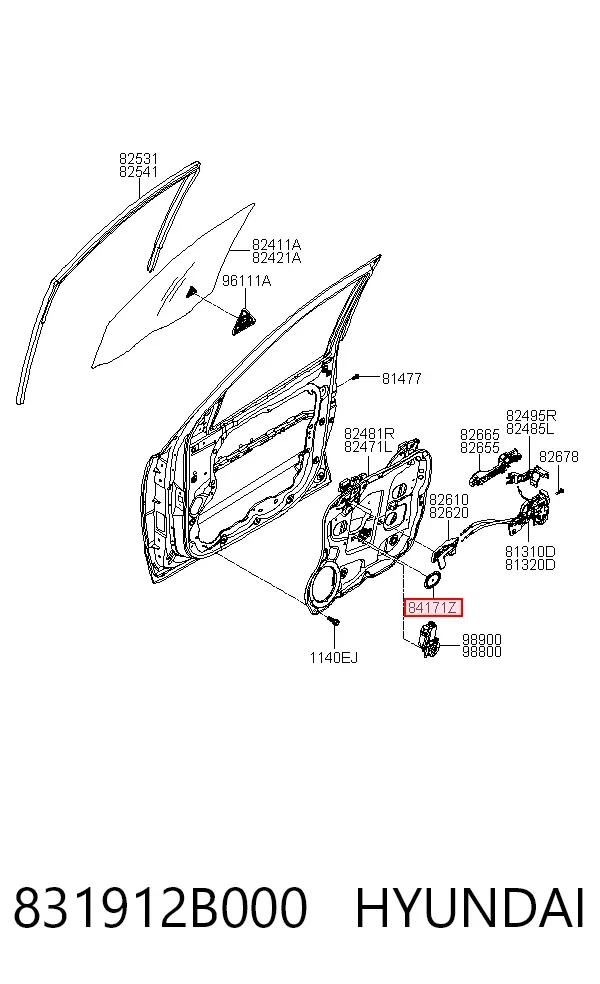  831912B000 Hyundai/Kia