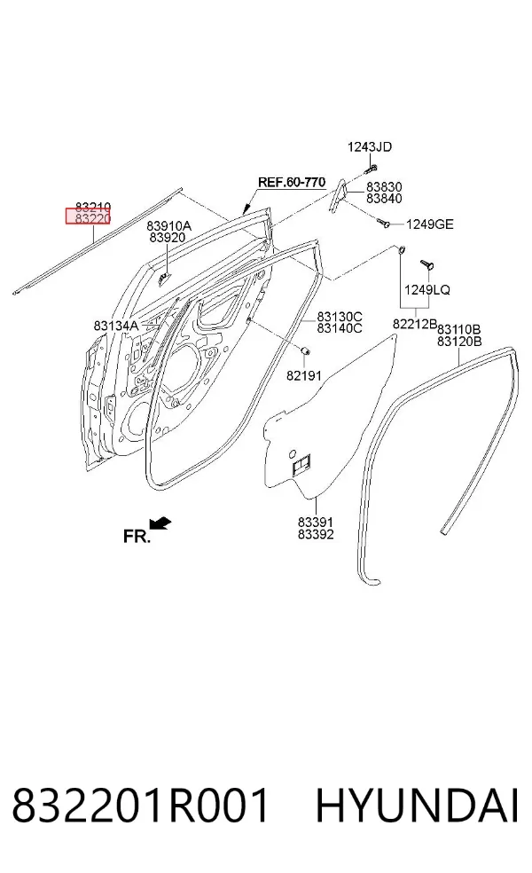  832201R001 Hyundai/Kia