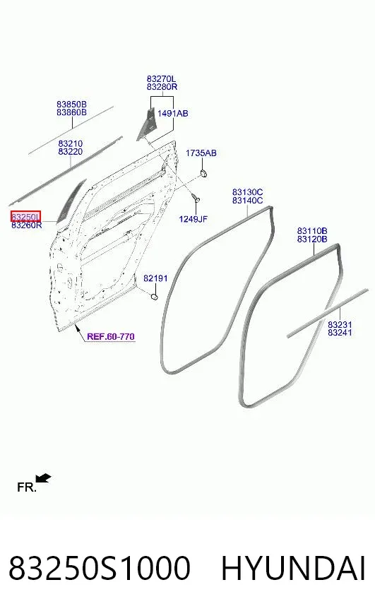  83250S1000 Hyundai/Kia