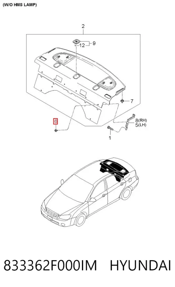  833362F000IM Hyundai/Kia