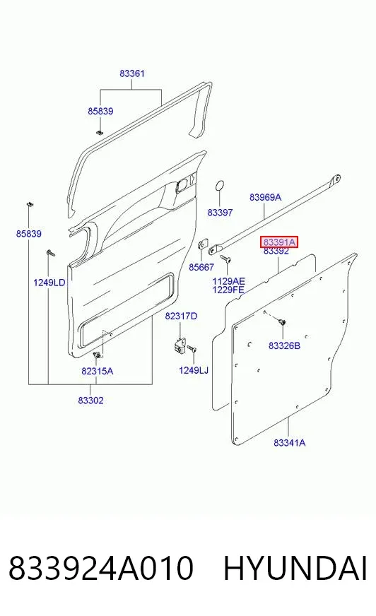  833924A010 Hyundai/Kia