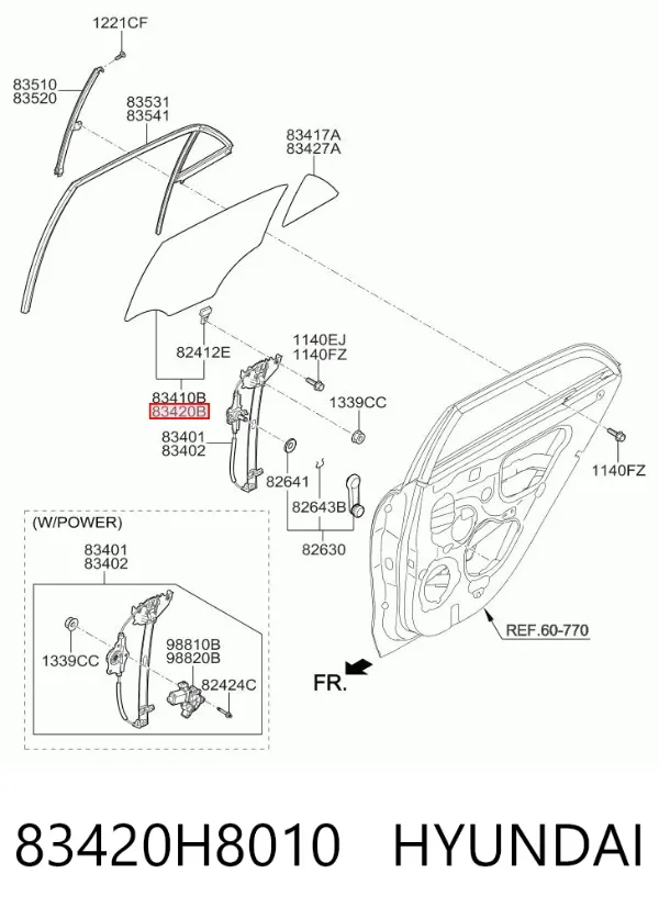  83420H8010 Hyundai/Kia