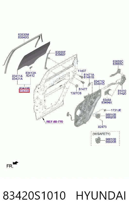  83420S1010 Hyundai/Kia