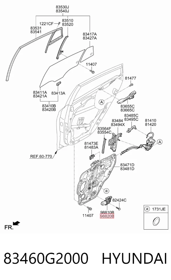  83460G2000 Hyundai/Kia