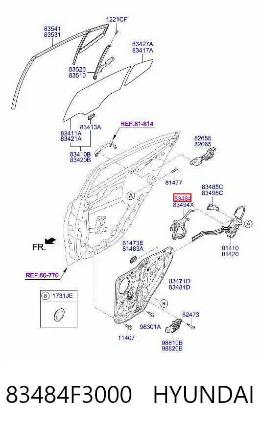  83484F3000 Hyundai/Kia