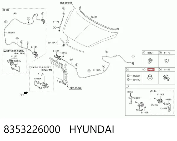  8353226000 Hyundai/Kia