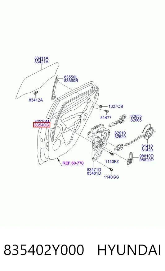  835402Y000 Hyundai/Kia