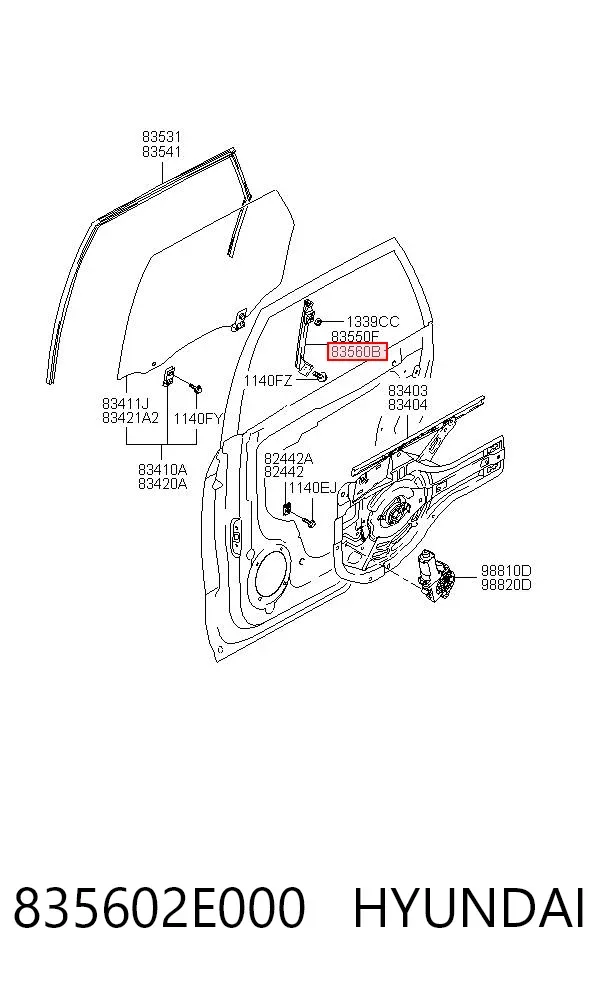  835602E000 Hyundai/Kia