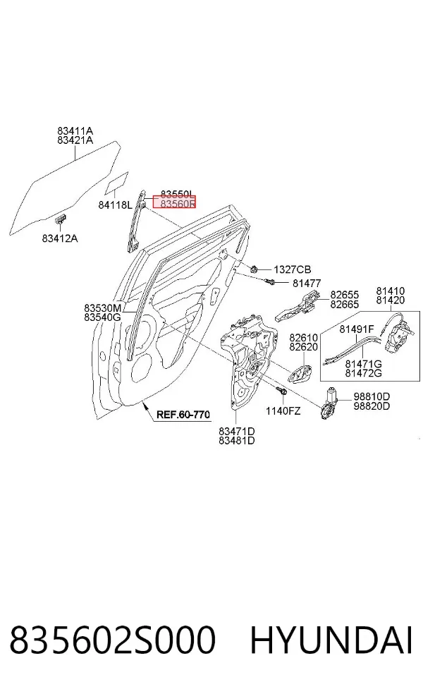  835602S000 Hyundai/Kia