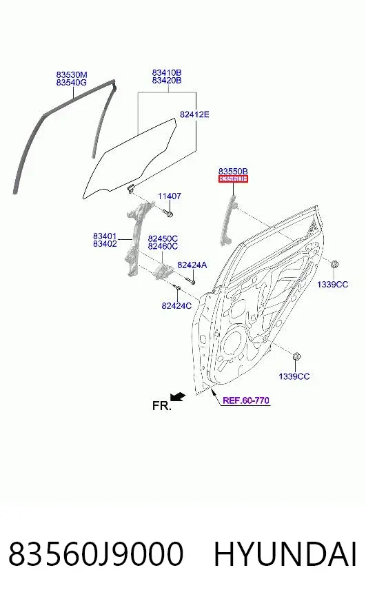  83560J9000 Hyundai/Kia