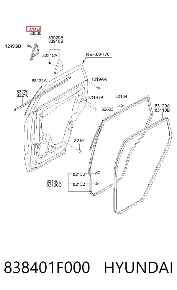  838401F000 Hyundai/Kia