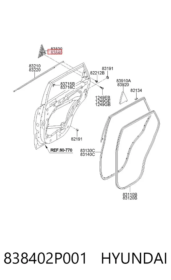  838402P001 Hyundai/Kia